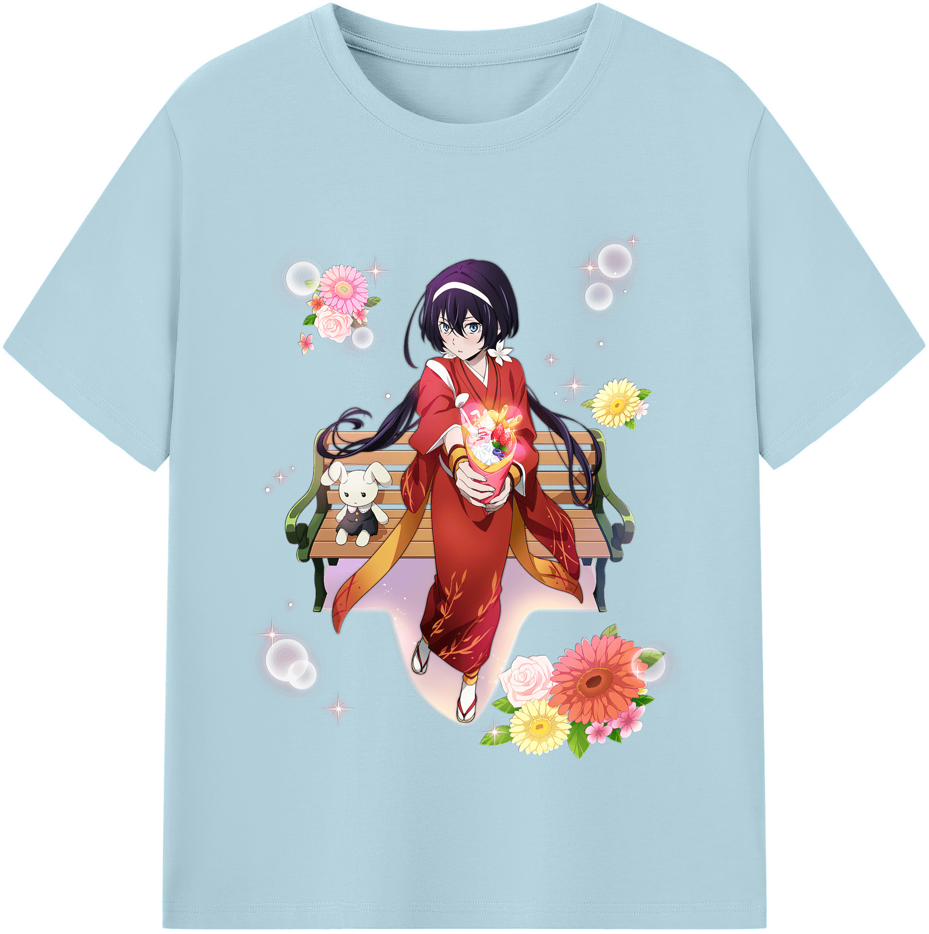 （画像用） 文豪ストレイドッグス Bungo Stray Dogs 綿100％半袖Tシャツ（フロントプリント）
